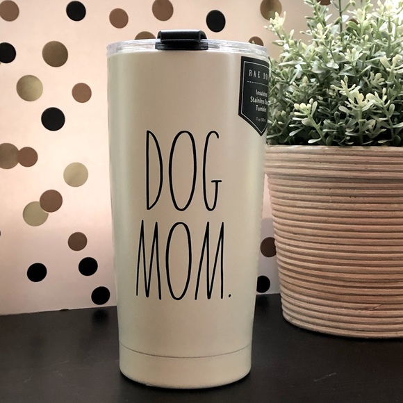 Rae Dunn DOG MOM stainless steel tumbler